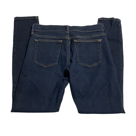 Gap 1969 Womens Jeans Size 28 Legging Jean Mid Rise Dark Wash Zip Fly Blue Denim - Picture 5 of 11